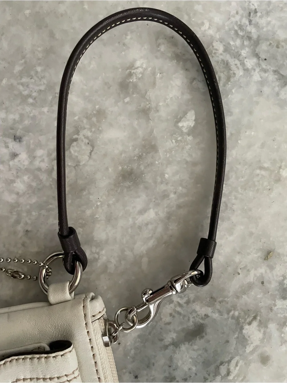Coach Leather Wristlet